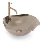 REA - Keramické umyvadlo na desku HM-22 Handmade ART REA-U6326