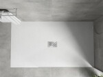 MEXEN/S - Hugo sprchová vanička SMC 180x100, bílá, krytka nerez 42101018-X