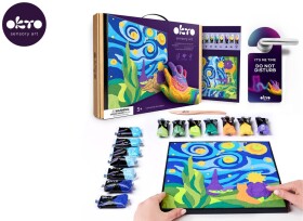 OKTO Malování hmotou podle čísel motiv "Malý princ noční obloha" 29x29 cm, OKTO, W051111