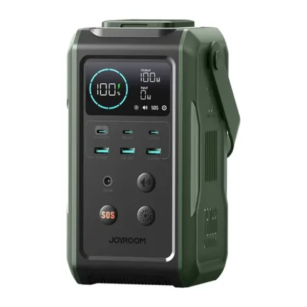 Joyroom JR-PBF10 černá / Powerbanka / 75000mAh / 3x USB-C / 3x USB-A / USB-C kabel / 100W (6956116712662)
