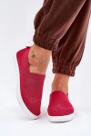 Dámské slip-on tenisky Big Star – fuchsiové Velikost: 41