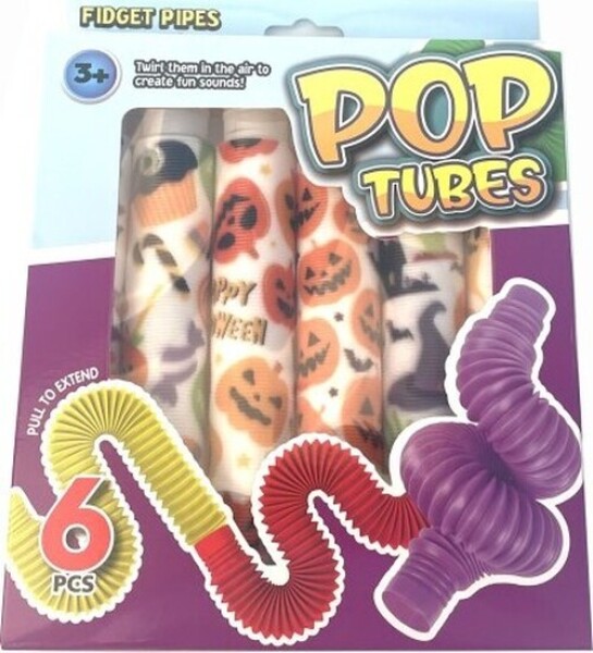 Fidget trubička se světelným efektem