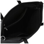 Stylová dámská koženková kabelka na rameno Indira, černá