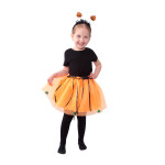 Dětský kostým halloween - tutu sukně s čelenkou