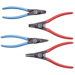 KNIPEX - Kleště precizní, na pojistné kroužky Ø 85-140mm - vnitřní, zahnuté - 305mm, velké opěrné plochy na hrotech (4821J31)