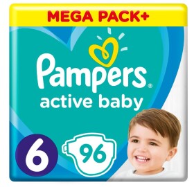 Pampers Active Baby Mega Pack S6 96ks, 13-18kg