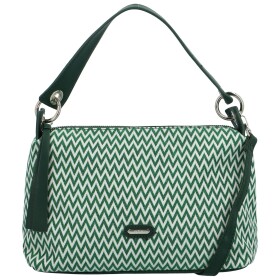 Trendy dámská textilní kabelka na rameno Radima, zelená
