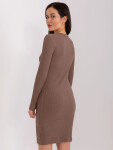 Dámské šaty RV SK 9219.13P Hnědá - FPrice hnědá L/XL