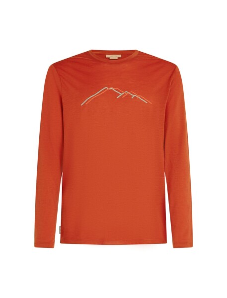 ICEBREAKER Mens 150 Tech Lite LS Tee Rain Ridge, Agate velikost: L