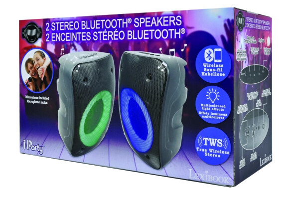 Lexibook iParty sada přenosných bluetooth reproduktorů s mikrofonem - Lexibook
