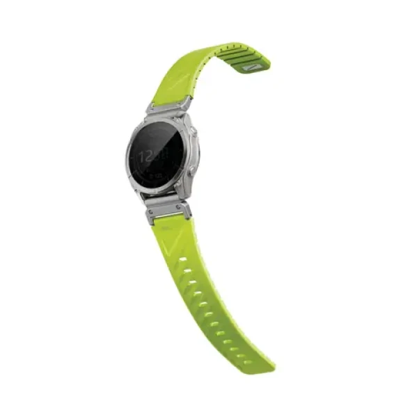 UNIQ Fluo magnetický řemínek pro Garmin SmartWatch 26 mm, Dark Lime (8886463697900)