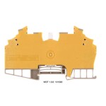 Weidmüller 1015900000 zkušební oddělovací řadová svorka šroubovací Tmavě béžová 25 ks