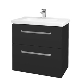 Dřevojas - Umyvadlová skříňka BIG INN SZZ2 80 - N03 Graphite / Úchytka T01 / N03 Graphite 200671A