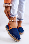 Dámské espadrilky Slip-on Big Star tmavě modré