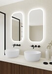 SAPHO - MANOR zrcadlo s LED osvětlením 50x100cm MN500