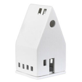 Räder Porcelánový svícen domeček Small, bílá barva, porcelán