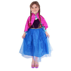 Dětský kostým princezna zimní království Anička DELUXE, vel. M, e-obal