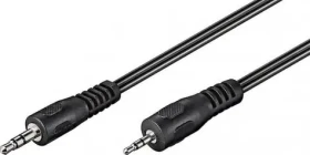 MicroConnect Audio kabel stereo mini jack 3.5mm (M) - 2.5mm mini jack (M) 2m černá (AUD3525LL2)