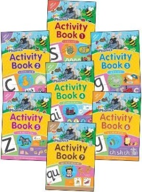 Jolly Phonics Activity Books 1-7: in Precursive Letters (British English edition) - Sara Wernham