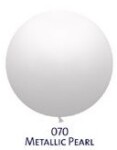 Obří balónek bílý metalický belbal Obří balónek bílý metalický belbal