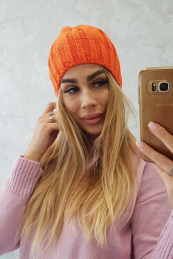 Fleecová čepice Ida K320 oranžová UNI
