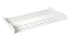 Equip 19" světle šedá / Police pro rack / 1U / pevná / hloubka 250 mm (EZFS-19-1-40-G)