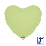 Světle zelený balónek srdce 35 cm Světle zelený balónek srdce 35 cm