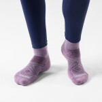 Dámské merino ponožky SMARTWOOL Women's Run Targeted Cushion Ankle Socks, Purple Dawn velikost: 38-41 (M)