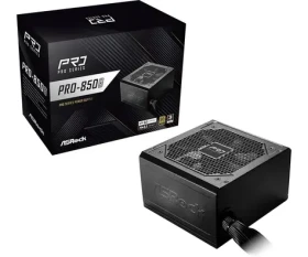 ASRock PRO-850G černá / Zdroj ATX / 850 W / 80 PLUS Gold / ATX 3.1 / 120 mm (PRO-850G)