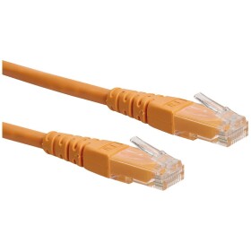 Roline 21.15.1557 RJ45 síťové kabely, propojovací kabely CAT 6 U/UTP 3.00 m oranžová nestíněný 1 ks