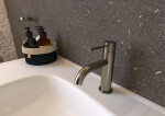 Umyvadlová baterie SAT Aurum bez výpusti broušený gun metal SATBAUR271BGM SATBAUR271BGM