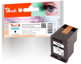 Inkoustová náplň Peach HP N9K08AE, No. 304XL, 11 ml kompatibilní - černá