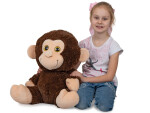 Plyšová opice Plush Friends sedící 50 cm