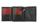 Pánská kožená peněženka Pierre Cardin Javeires, černá