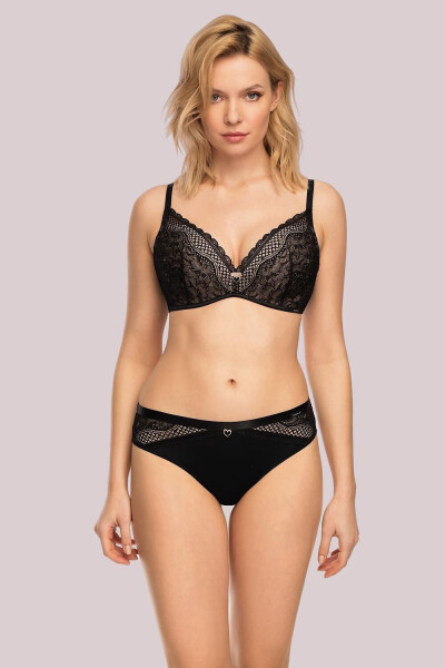 Spodní díl bikin Mefemi Clarisa S-XL černo-béžová M