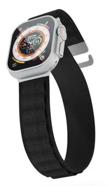 Epico Alpine Nylonový řemínek pro Apple Watch 42/44/45/49mm černá (63418141300002)