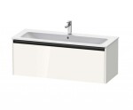 DURAVIT - Ketho.2 Umyvadlová skříňka 44x121x48 cm, 1 zásuvka, lesklá bílá K25065022220000