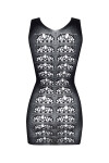 Dámské erotické šaty Paola - BEAUTY NIGHT FASHION černá S/L