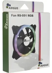 Inter-Tech Argus RS-051 černá / Ventilátor / 120 mm / RGB / 900 ot./min / 2-pin (88885508)