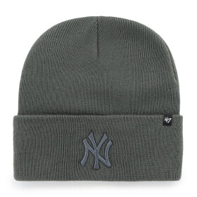 47 Brand Pánská zimní čepice New York Yankees MLB Haymaker ’47 CUFF KNIT Charcoal