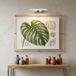 Koupelnové nástěnné LED svítidlo APP1857-1W 40cm Chrome OSW-66010