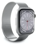 Puro Milanese stříbrná / Řemínek pro Apple Watch / 38/40/41 mm (PUMILAW40SIL)