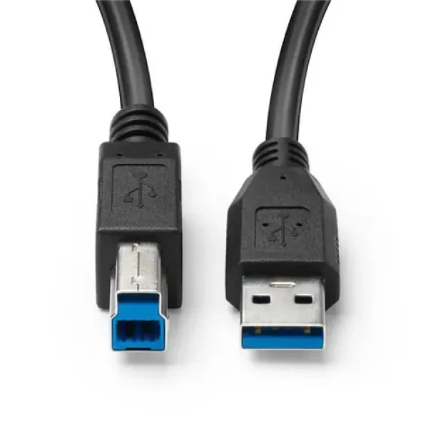 MicroConnect USB-A - USB-B 5m černá / Kabel / USB 3.0 / 5000 Mbit/s (MC-ITH-USB3AB-005)