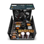 EVOLVEO G1200, zdroj 1200W, 80+ GOLD, ATX 3.1, aPFC, 140 mm ventilátor, plně modulární, záruka 3 roky, černý