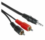 Hama kabel 3,5mm jack stereo cinch vidlice 1.5