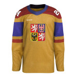 Zlatý dres české hokejové reprezentace Martin Nečas #98 MISTŘI 2024 CCM Fandres replica Velikost: