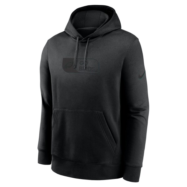Nike Pánská mikina Philadelphia Eagles NFL Black Edge Club Hoodie Velikost: 2XL