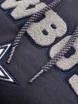 New Era Pánská mikina Dallas Cowboys NFL Felt Logo Throwback Hoodie Velikost: M