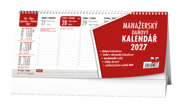 Stolní kalendář 2027 Baloušek Manažerský