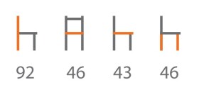 Masivní židle Angelo 1 - čalouněný sedák Barva korpusu: Dub - sonoma, látka: Friga 711